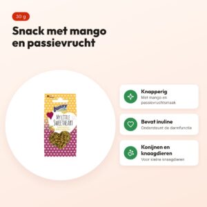 Bunny Nature My Little Sweetheart mango/passievrucht 30 g – snack – voordelen
