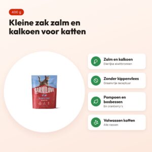 Carnilove kattenvoer Active Adult zalm en kalkoen 400 g – graanvrij – voordelen