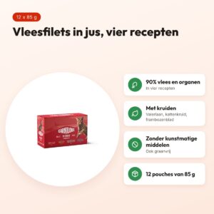 Carnilove kattenvoer pouch in jus multipack 12 x 85 g – 4 recepten – voordelen