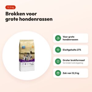 CaroCroc hondenvoer Large Breed 12,5 kg – eiwit 27%, grote rassen – voordelen