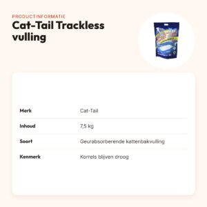 Cat-Tail Trackless kattenbakvulling geurabsorberend 7,5 kg – productinformatie