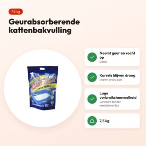 Cat-Tail Trackless kattenbakvulling geurabsorberend 7,5 kg – voordelen