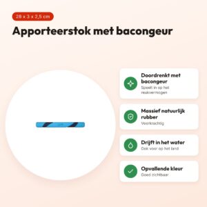 Chuckit Sniff Fetch Stick apporteerstok bacongeur 28 x 3 x 2,5 cm – voordelen