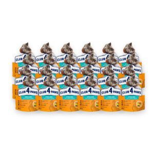 Club 4 Paws kattenvoer Premium Sterilised kalkoen in jus 24 x 80 g