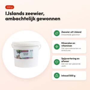 Dierendrogist IJslands zeewier 500 g – mineralen en vitaminen – voordelen