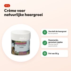 Dierendrogist kale plekken crème met rozemarijn 50 g – voordelen