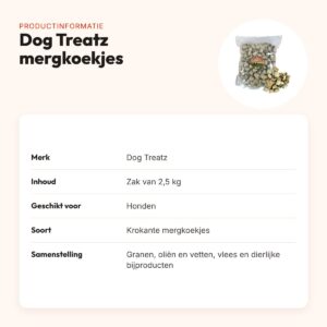 Dog Treatz mergkoekjes 2,5 kg – krokante hondensnacks met rundvlees – productinformatie