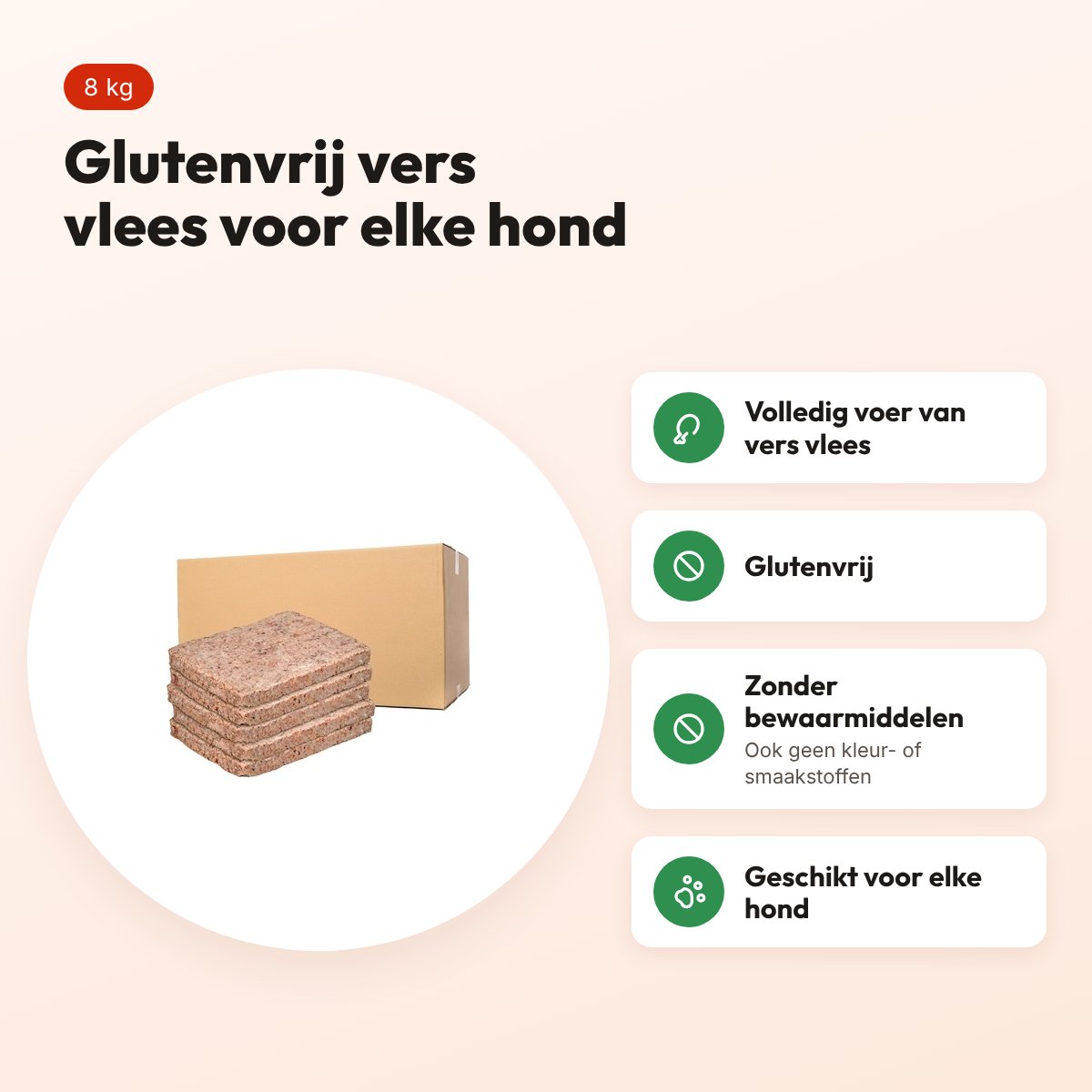 Duck Dynamic Zero Gluten Breeder hondenvoer 8 kg – vers vlees, glutenvrij – voordelen