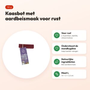Easypets Himalayan Cheese Bone kauwsnack aardbei L 110 g – voordelen