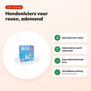 EasyPets hondenluiers voor reuen XS/S 30 stuks – ademend, verstelbaar – voordelen