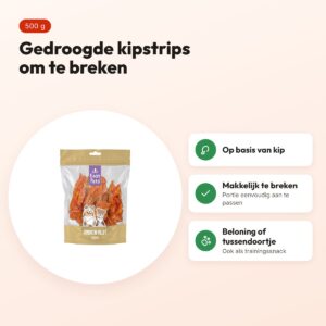 Easypets kipfilet 500 g – gedroogde hondensnack van kip – voordelen
