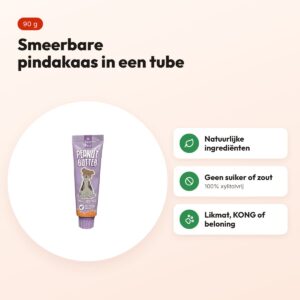 Easypets Lickables pindakaas 90 g – smeerbaar voor honden – voordelen