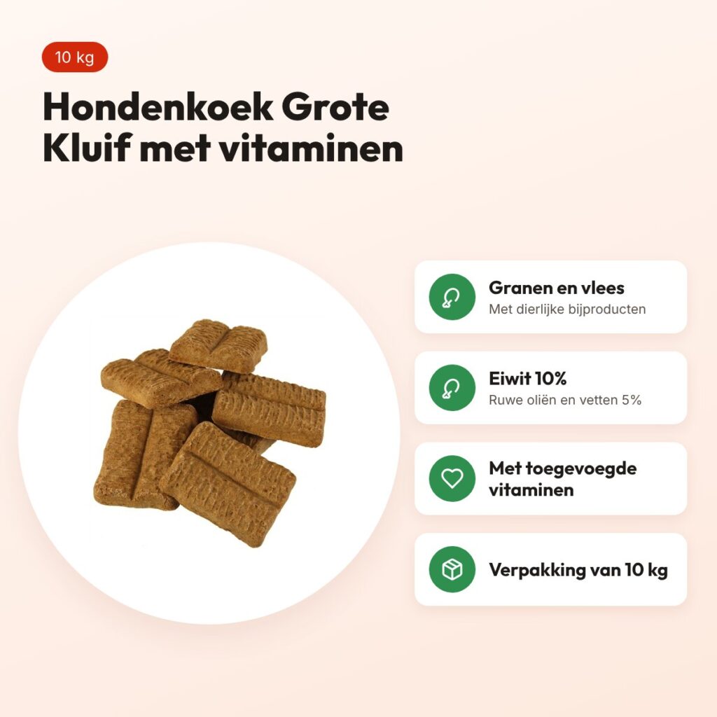 Excellent Duo Koek Grote Kluif 10 kg – hondenkoek – voordelen