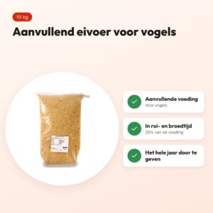 Excellent eivoer 10 kg – aanvullend voer voor vogels – voordelen