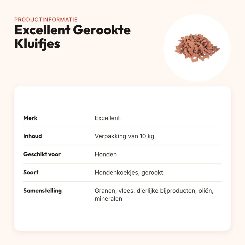 Excellent gerookte kluifjes 10 kg – hondenkoekjes – productinformatie