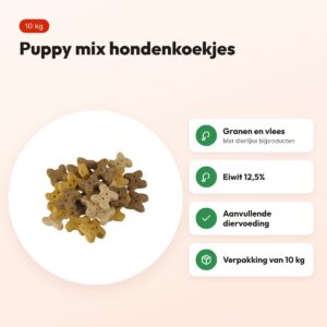 Excellent Inimini/Puppy 3 Mix 10 kg – hondenkoekjes – voordelen