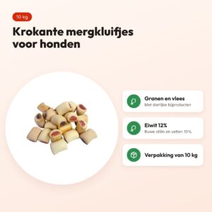 Excellent mergkluifjes 10 kg – krokante hondenkoekjes – voordelen
