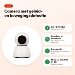 Eyenimal Pet Vision Live HD huisdiercamera met geluiddetectie – voordelen