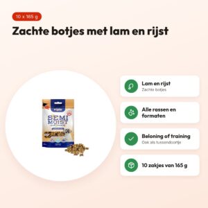 Frigera Soft Treats botjes lam en rijst 10 x 165 g – voordelen