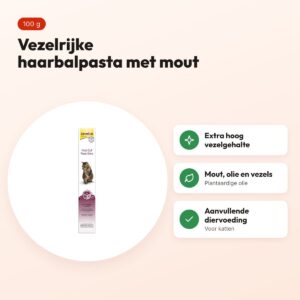 Gimcat Malt-Soft haarbalpasta extra 100 g – vezelrijk – voordelen