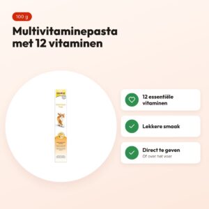 Gimcat multivitaminepasta +12 vitaminen 100 g – voordelen