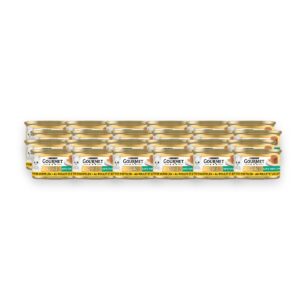 Gourmet Gold kattenvoer Hartig Torentje kip en wortel 24 x 85 g – verpakking