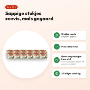 Gourmet Gold kattenvoer Malse Lekkernijen zeevis 24 x 85 g – voordelen