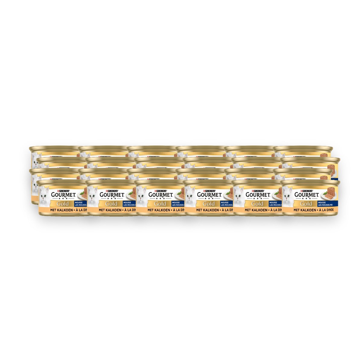 Gourmet Gold kattenvoer mousse kalkoen 24 x 85 g