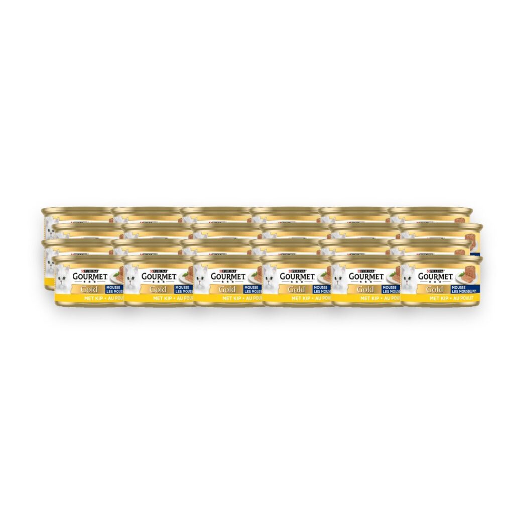 Gourmet Gold kattenvoer mousse kip 24 x 85 g