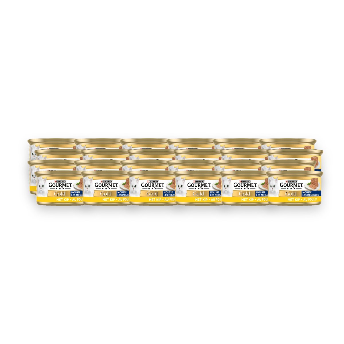 Gourmet Gold kattenvoer mousse kip 24 x 85 g