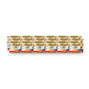 Gourmet Gold kattenvoer mousse rund 24 x 85 g – blikjes