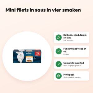 Gourmet Perle mini filets in saus multipack 40 x 85 g – voordelen