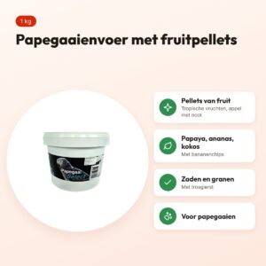 Hareco Papegaai Select vogelvoer met pellets 1 kg – voordelen