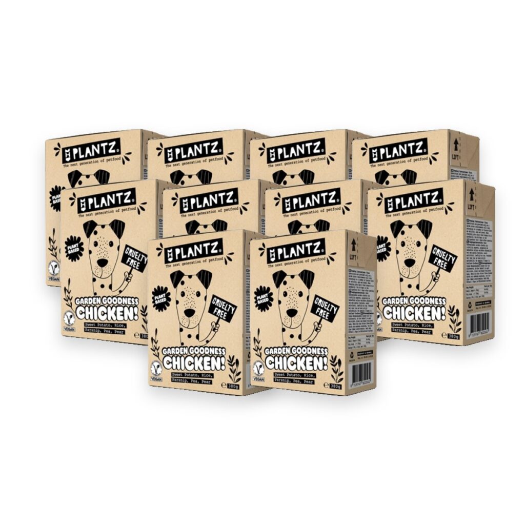 Henart Plantz Garden Goodness hondenvoer kipachtige chunks 10 x 380 g