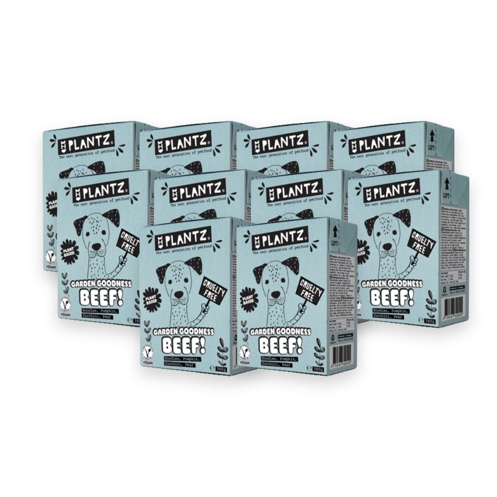 Henart Plantz Garden Goodness hondenvoer rundvleesachtige chunks 10 x 380 g