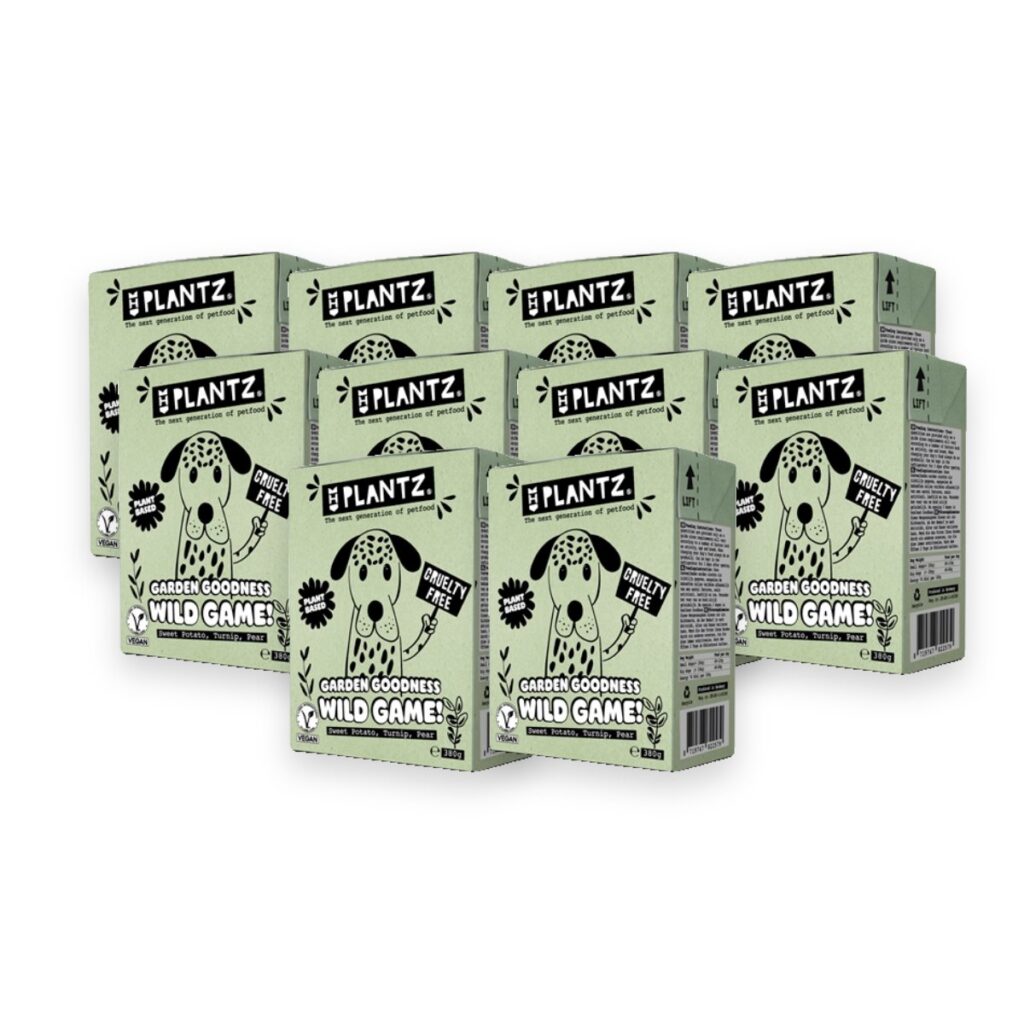 Henart Plantz Garden Goodness hondenvoer wildvleesachtige chunks 10 x 380 g