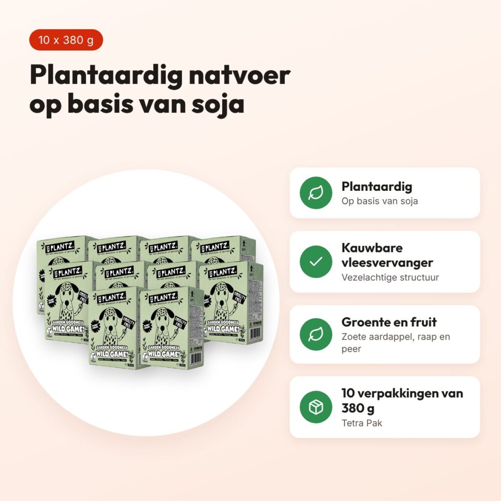 Henart Plantz Garden Goodness hondenvoer wildvleesachtige chunks 10 x 380 g – voordelen