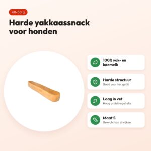 Henart yakkaas hondensnack S 40-50 g – harde snack – voordelen