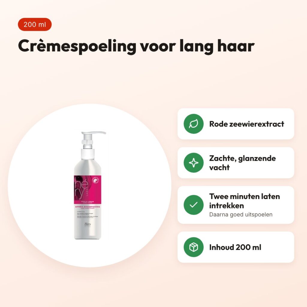 Hery crèmespoeling lang haar 200 ml – met rode zeewierextract – voordelen