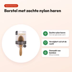 Hery Labo borstel nylon bamboe – zachte nylon haren – voordelen