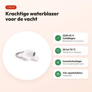 Hery Pro Dryer Waterblazer 2200 W – 9 standen, 30-70 °C – voordelen