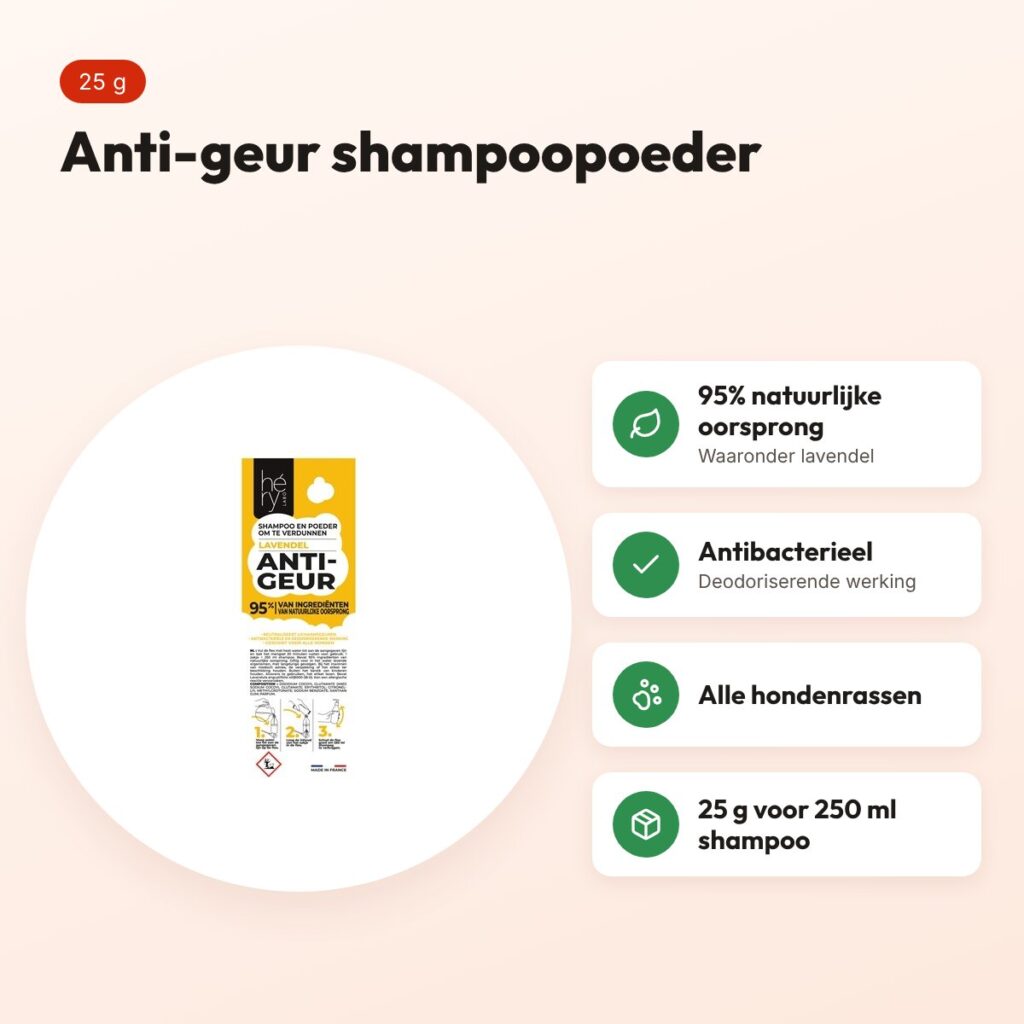 Hery shampoopoeder anti-geur lavendel 25 g – voordelen