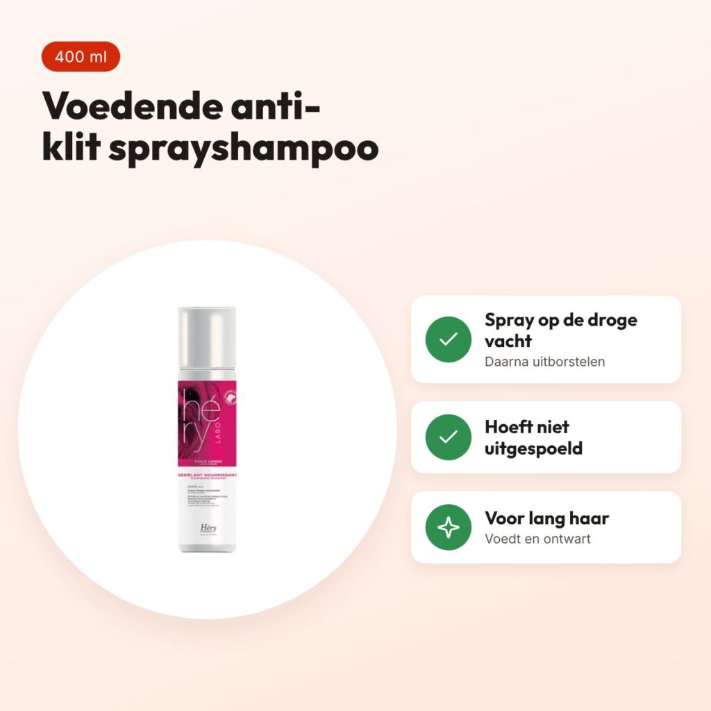 Hery voedende anti-klit sprayshampoo lang haar 400 ml – voordelen