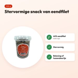 I Am Duck Stars hondensnack eend 200 g – stervormig – voordelen