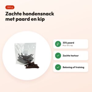 I Am Ministicks paard 350 g – zachte hondensnack – voordelen