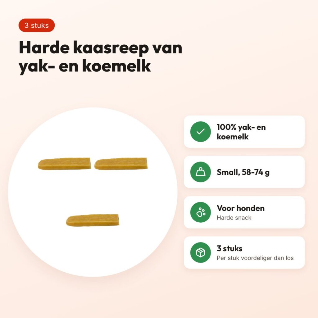I Am yakkaas small 58-74 g – harde hondensnack, multipack 3 stuks – voordelen