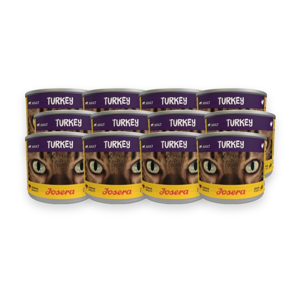 Josera kattenvoer Turkey Cat Wet 12 x 85 g – graanvrij met kalkoen – verpakking