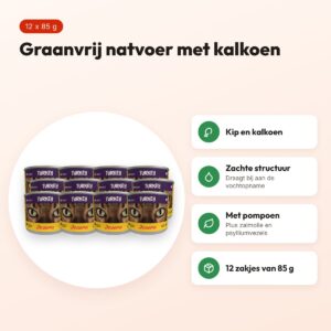 Josera kattenvoer Turkey Cat Wet 12 x 85 g – graanvrij met kalkoen – voordelen