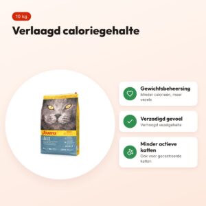 Josera Léger kattenvoer 10 kg – verlaagd caloriegehalte – voordelen