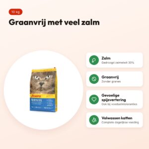 Josera Marinesse kattenvoer 10 kg – graanvrij, met zalm – voordelen